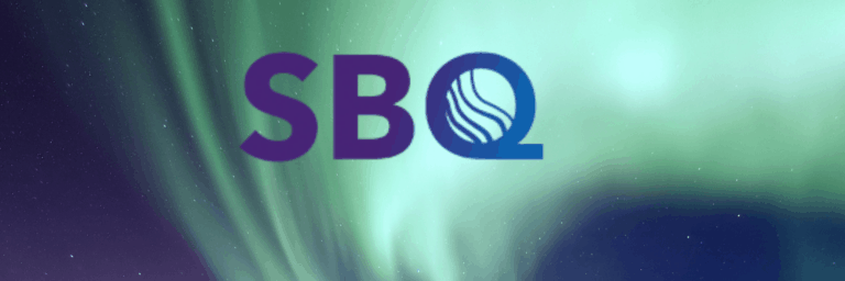 SBQ Logo on Northern Lights