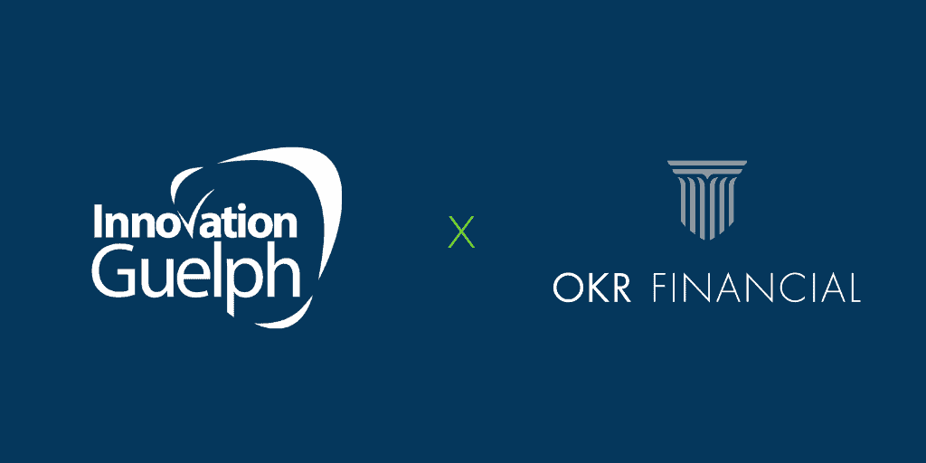 Innovation Guelph Logo beside OKR logo
